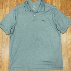 TOMMY BAHAMA REGULAR FIT COTTON/POLY BLEND SHIRT SEA GREEN Sz MEDIUM, M